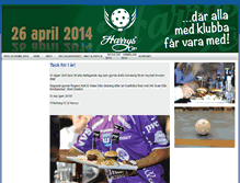 Tablet Screenshot of harryscup.warbergic.se